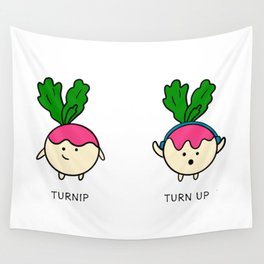 Turnip, Turn up Doodle Wall Tapestry