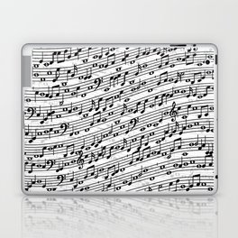 Musician Sheet Music Lovers Musical Notes Pattern Laptop Skin