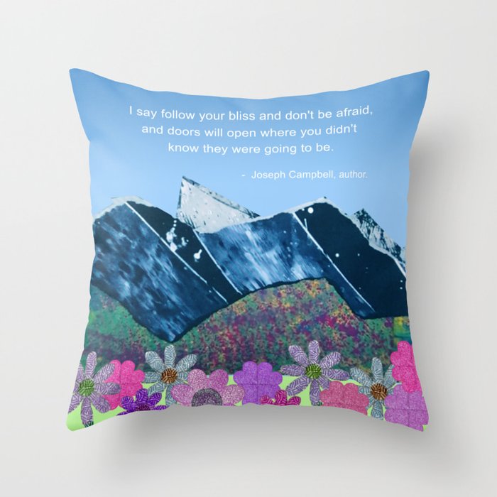 Mountains and Dreams Throw Pillow