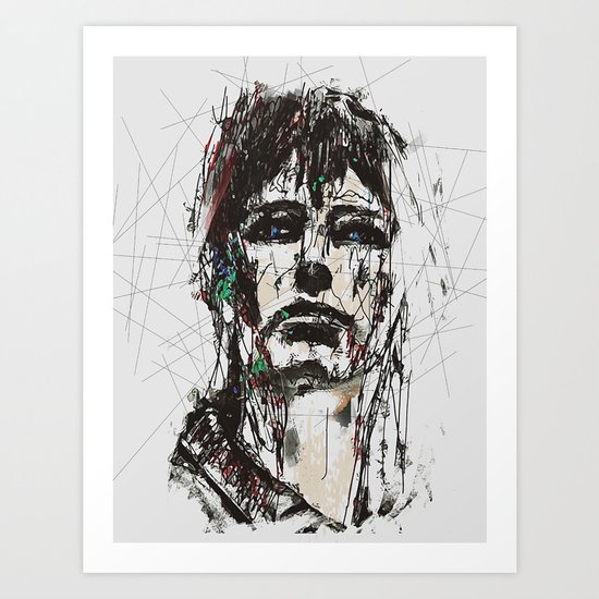 Staggered Art Print