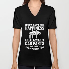 Auto Repair Car Mechanic Garage Shop Beginner V Neck T Shirt