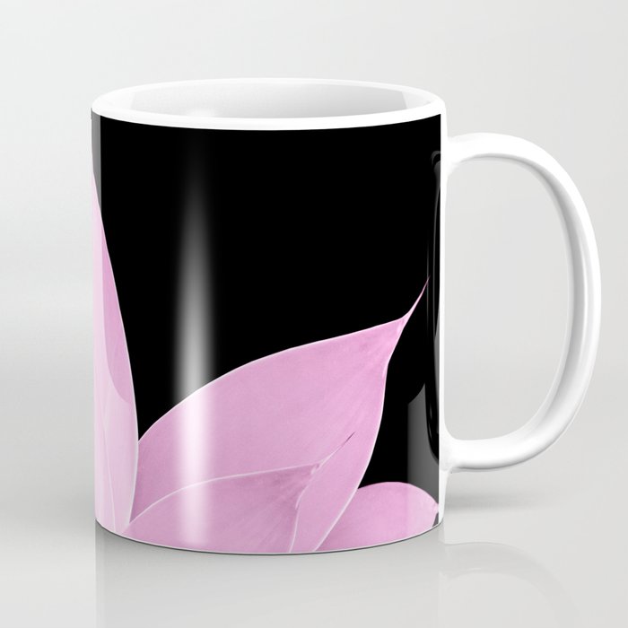 Pink Agave on Black #1 #tropical #decor #art #society6 Coffee Mug