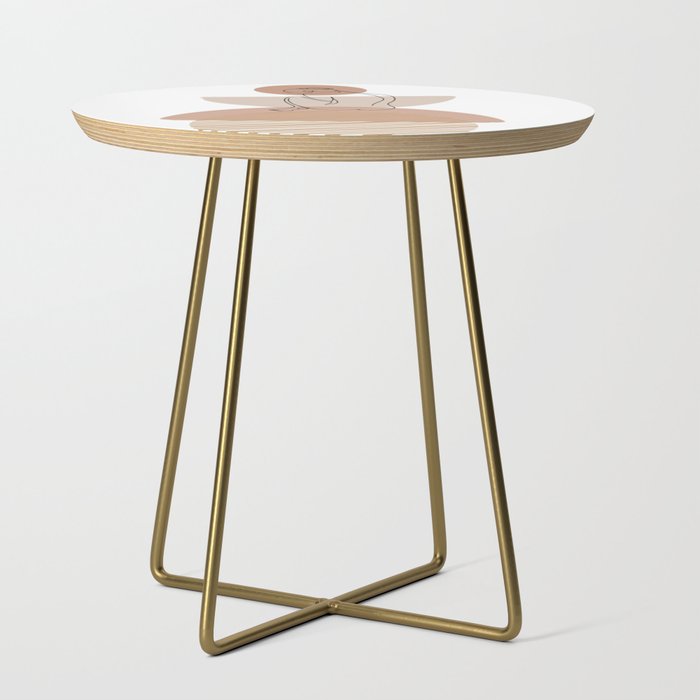 Abstract Pattern Woman Side Table