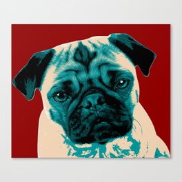 Pugs Not Drugs Canvas Print