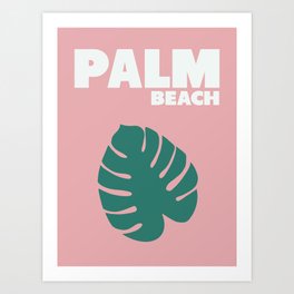 palm beach Art Print