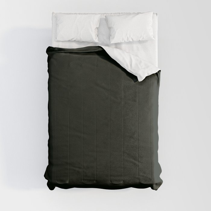 Deep Black Comforter