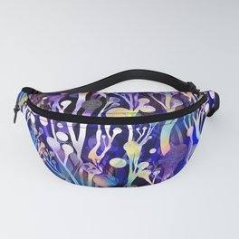 Space Seaweed Otherworldly Botanicals Abstract Flowers Fanny Pack