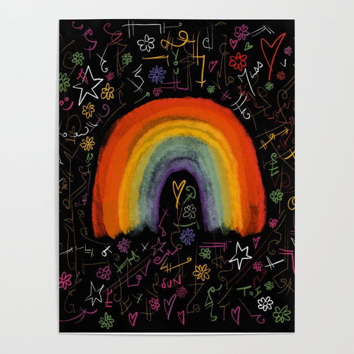 Rainbow Life Poster