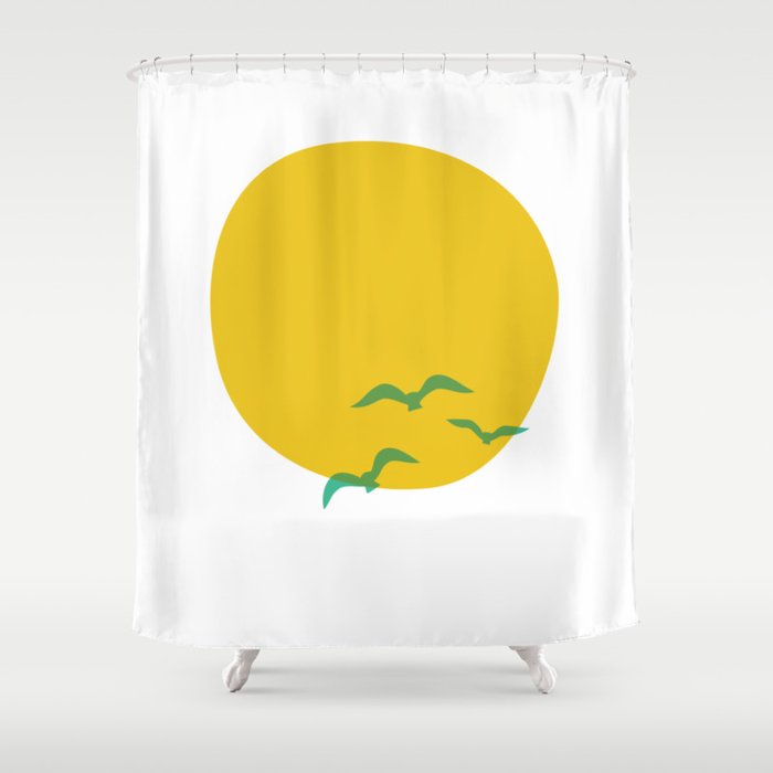 Midsummer Sun Shower Curtain By Finka, Sun Shower Curtain