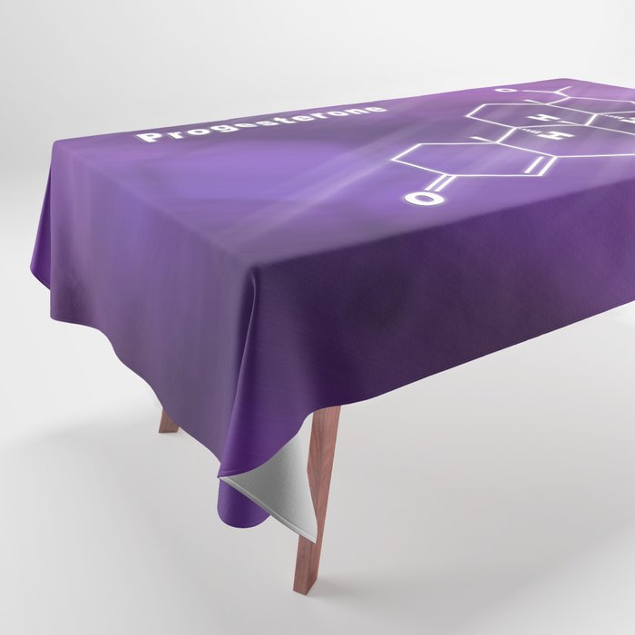 Progesterone Hormone Structural chemical formula Tablecloth