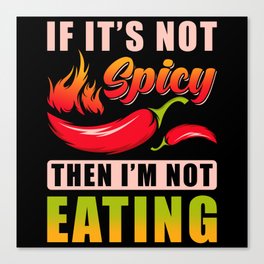 Chili Spicy Food Canvas Print