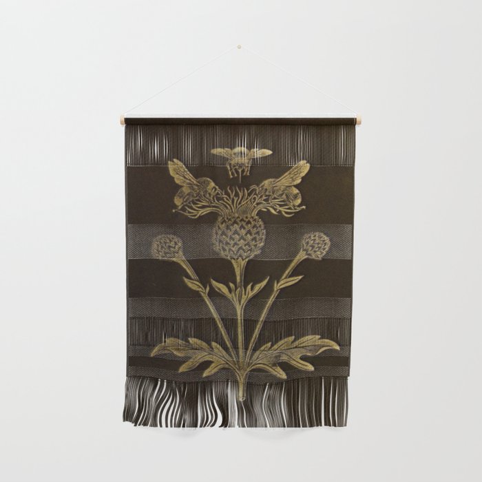 Bee And Thistle Wall Hanging
