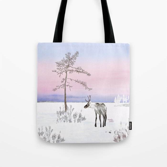 Polarlight - Pink Frosty Morning Tote Bag