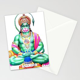 Lord Hanuman Stationery Card
