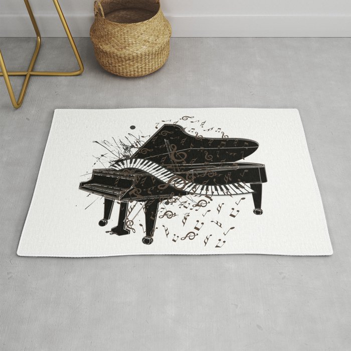 Piano Tote Bag by socoart