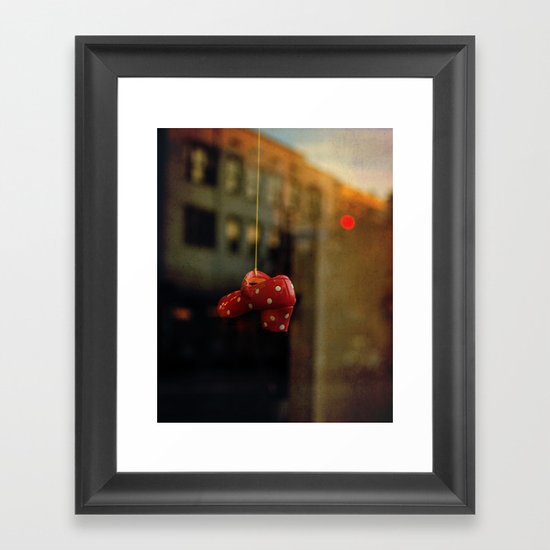 Polka Dots Framed Art Print