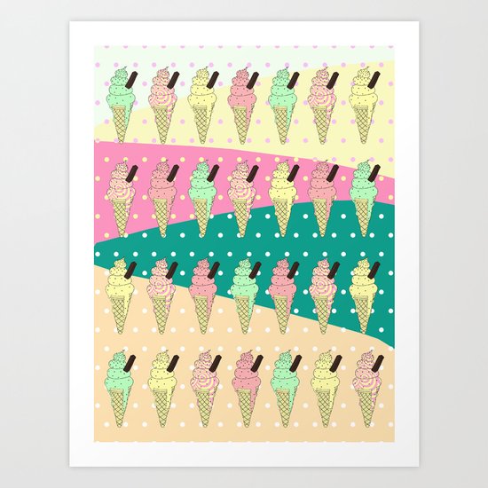 Ice Creamy Art Print