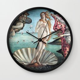 BIRTH OF VENUS - BOTTICELLI Wall Clock