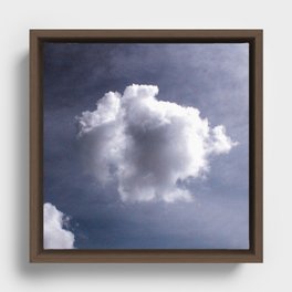 Lone Cloud  Framed Canvas