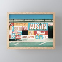 Austin Mural Tour #1 Framed Mini Art Print