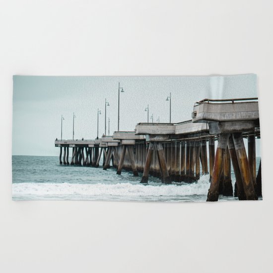 Venice Pier Beach Towel