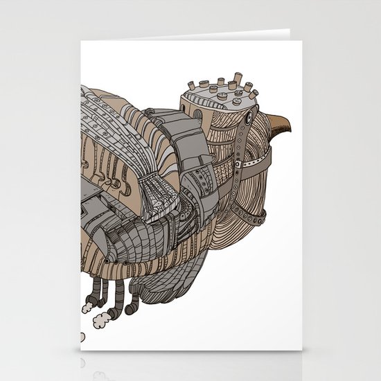 Space Bird Stationery Cards