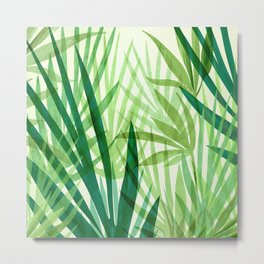Bali Forest / Abstract Tropical Series Metal Print