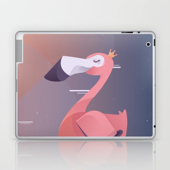 Royal Flamingo Laptop & iPad Skin