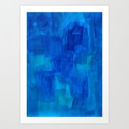 The Blue Yeti Art Print