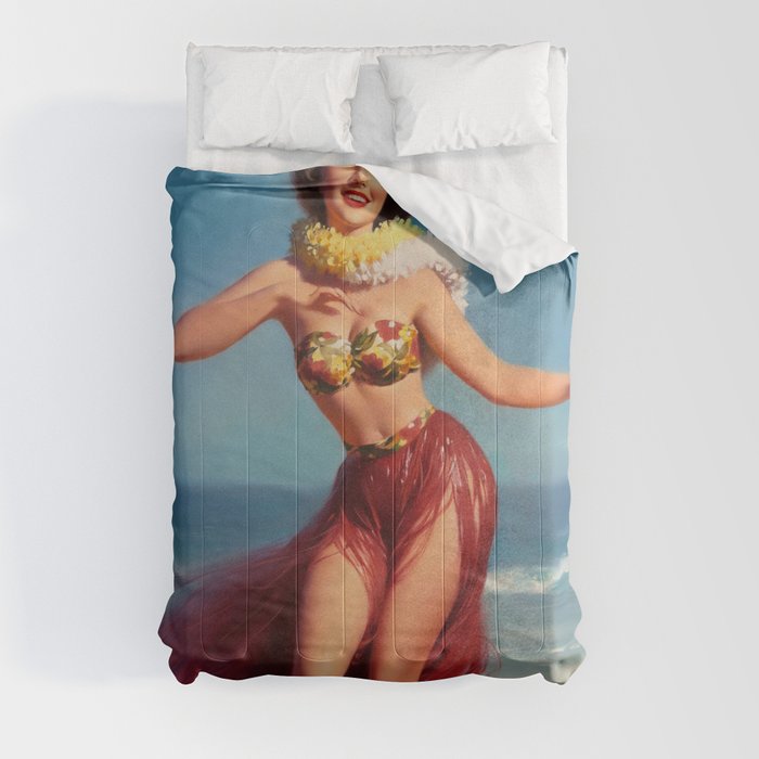 Pin up top girl bedding