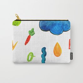Spring love Carry-All Pouch | Painting, Veggetables, Healthyfood, Food, Fresh, Pattern, Other, Vitamins, Cloud, Love 
