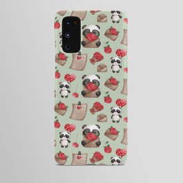 Cute Valentine's Day Panda Bear Pattern Android Case