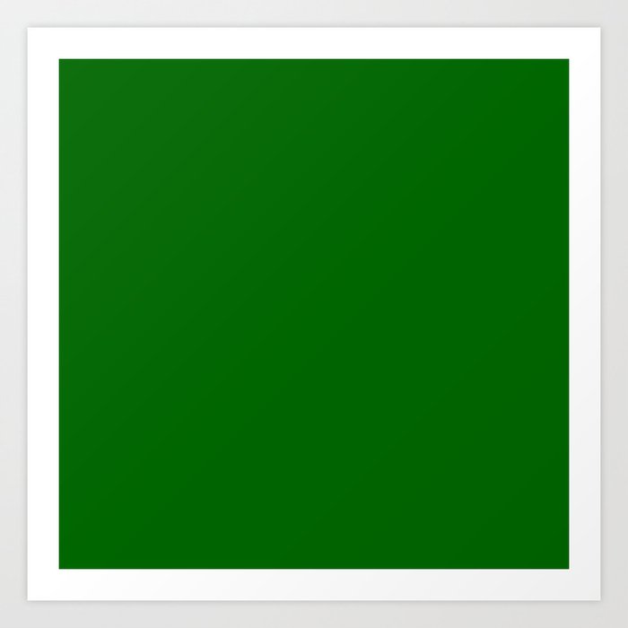 Forest Green Flat Color Art Print By Rafaelbranco Society6 Forest Green Flat Color Art Print