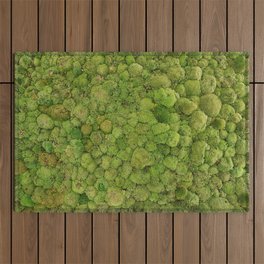 Green moss carpet Outdoor Rug