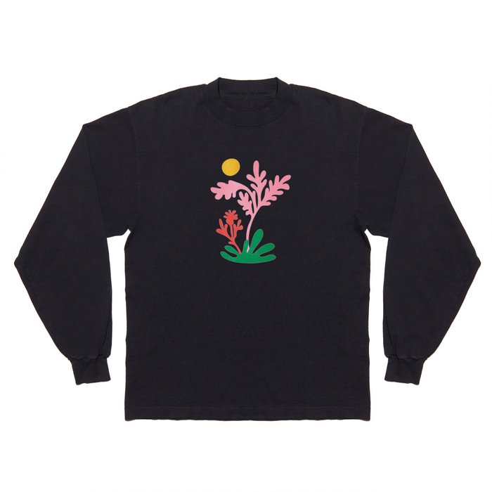 Abstract Garden: Matisse Paper Cutouts IV Long Sleeve T Shirt