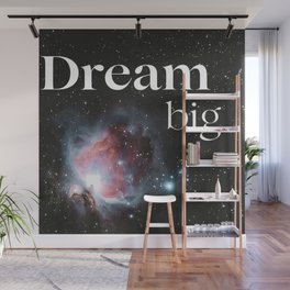Dream Big  Work Hard  Never Give Up Wall Mural