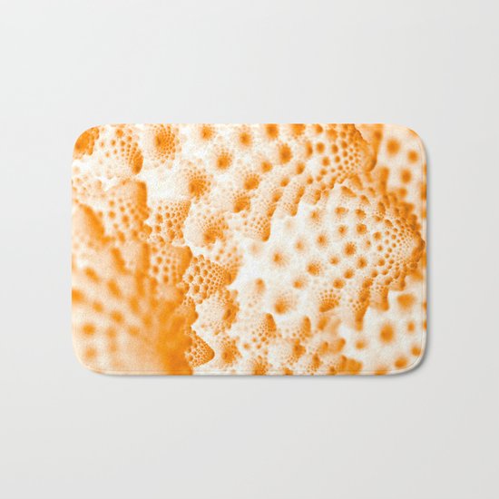 Orange Romanesco Rapture Bath Mat