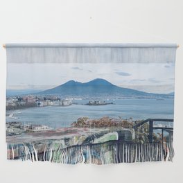 Colorful Vesuvio Naples Landscape Pompei Wall Hanging