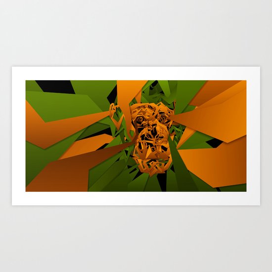 monkey - tepetl Art Print