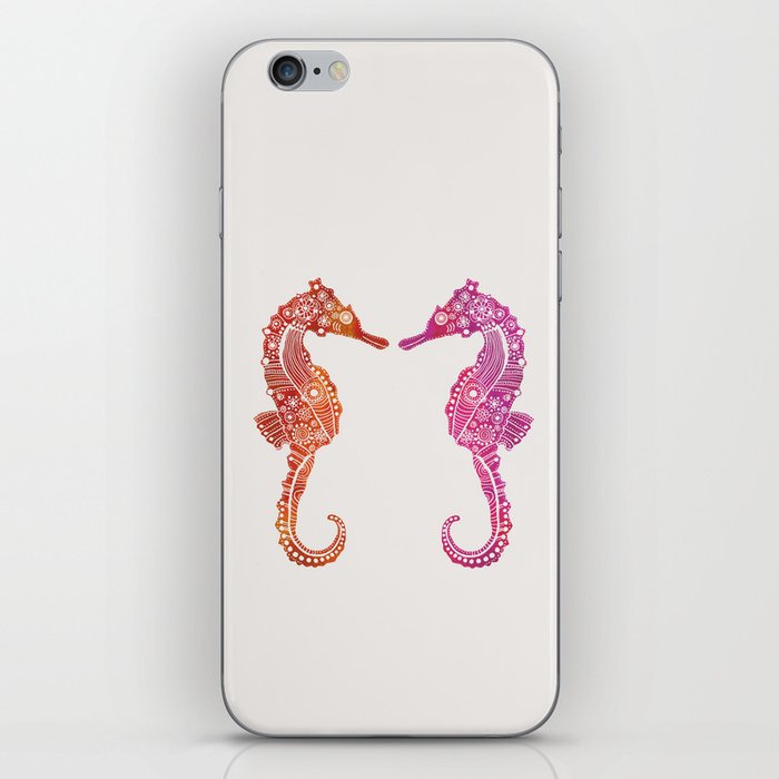 Seahorse Love II iPhone Skin