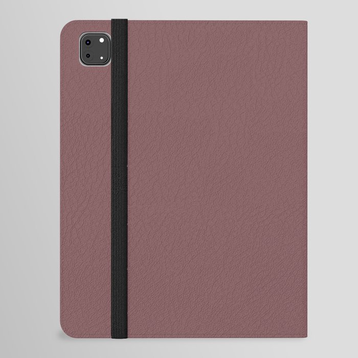 ROSE BROWN solid color  iPad Folio Case