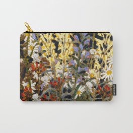 Tom Thomson - Wild Flowers - Canada, Canadian Oil Painting - Group of Seven Carry-All Pouch | Flower, Canada, Landscape, Oil, Flowers, Algonquin, State, Canadian, Painting, Ontario 