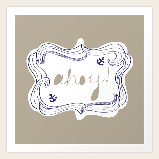 Ahoy! Art Print