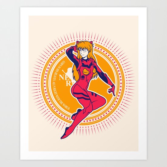 Nerv: Join Now! - Gold Edition Art Print