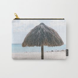 caribbean sun I parasol I Palapa I vacation vibe I  curacao I freedom I fine art photo print Carry-All Pouch