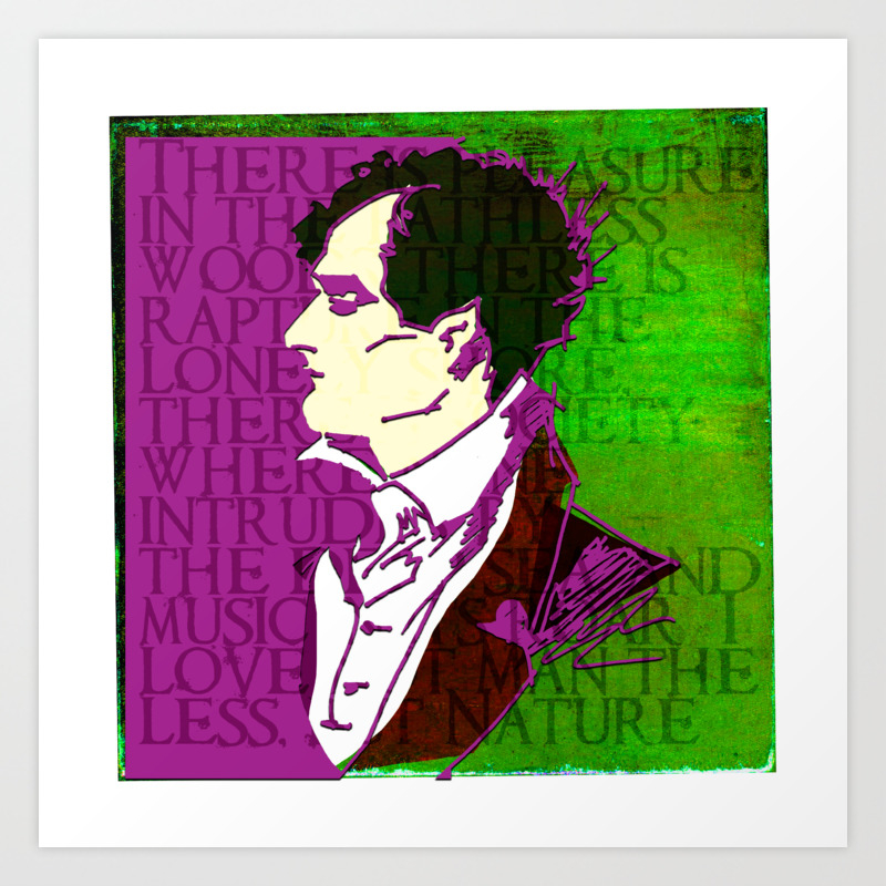 Lord Byron Poet Hellraiser And Madman Art Print By Hayesdesign Society6