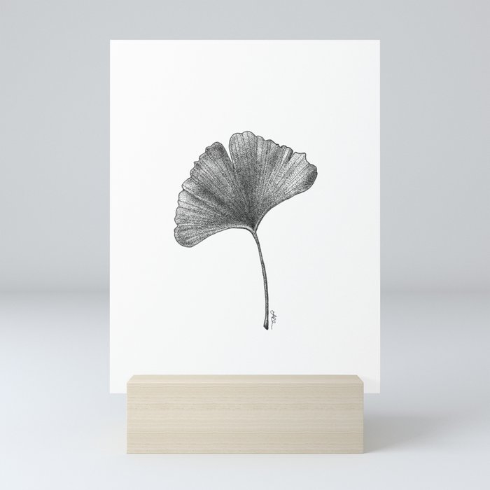 Ginko Leaf Mini Art Print