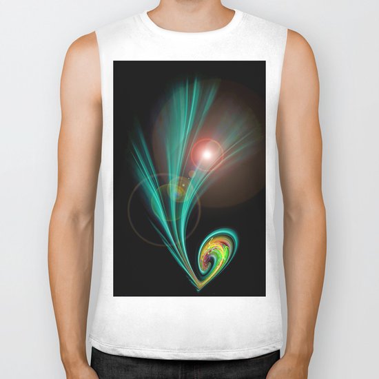 Magical Light and Energy 2 Biker Tank