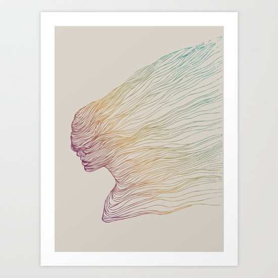 FADE Art Print
