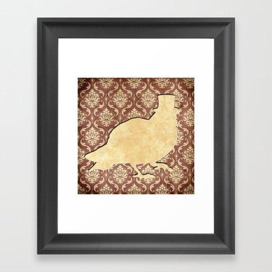 In which a pigeon is fancy Framed Art Print